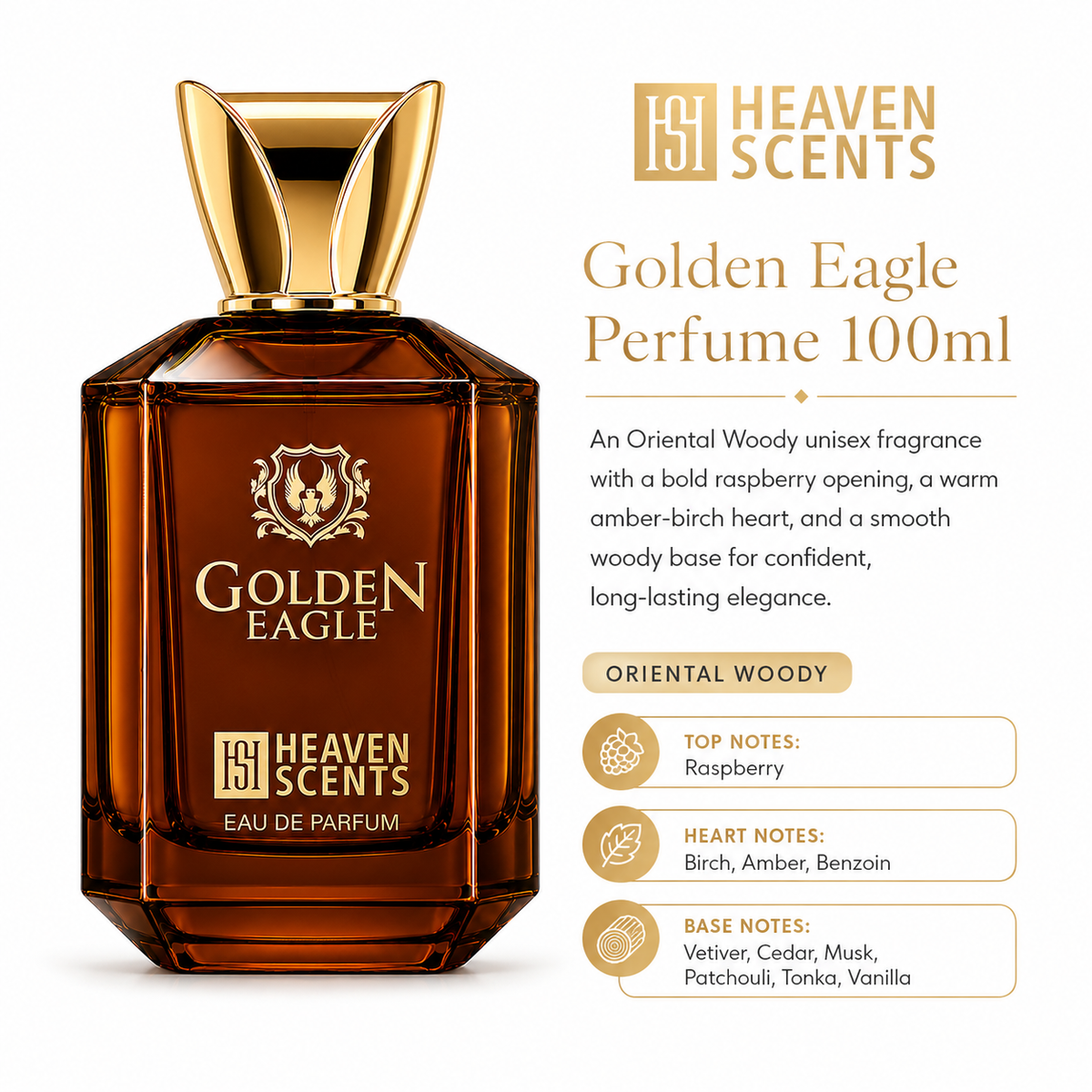 Golden Eagle Perfume 100ml by Heaven Scents, photo 2